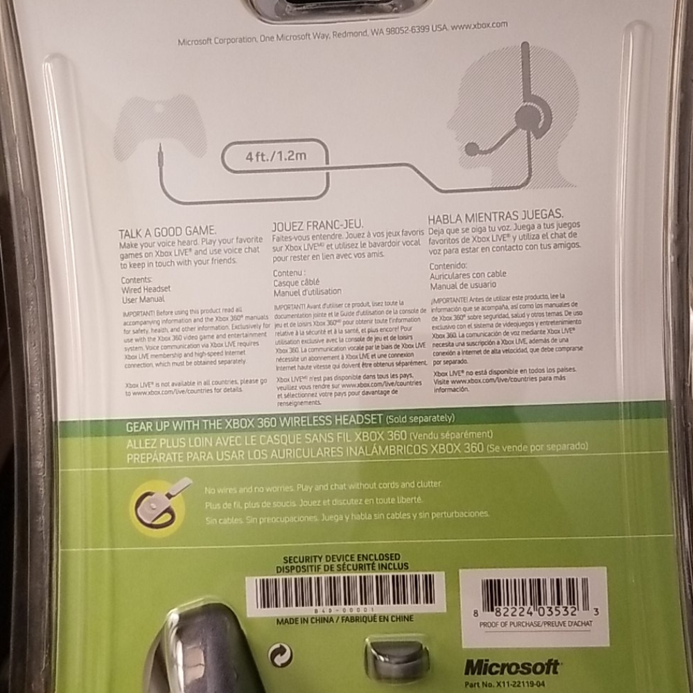 ❌❌(SOLD)❌❌Xbox 360 headset - Picture 2 of 2